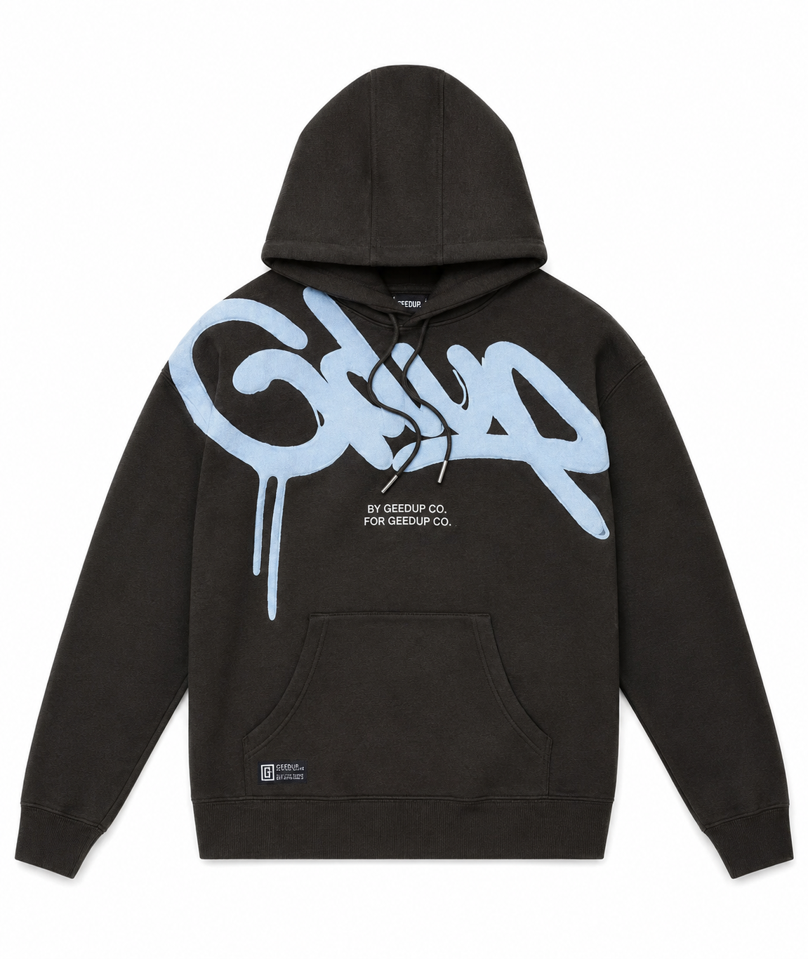 GDUP Handstyle Hoodie Blue