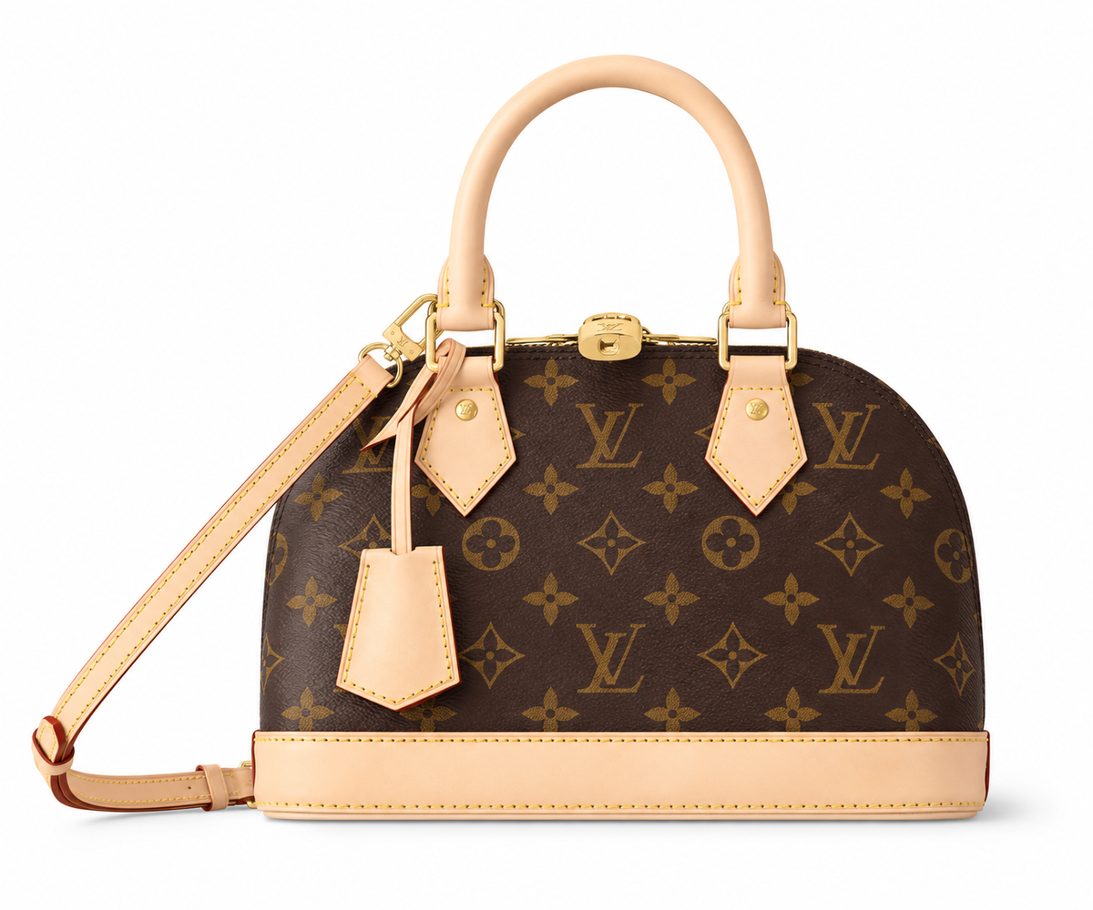 LV Alma BB Monogram Brown