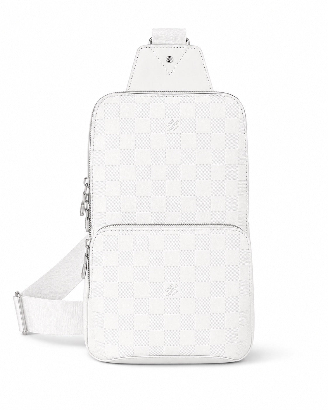 LV Avenue Checkered Slingbag - Grey