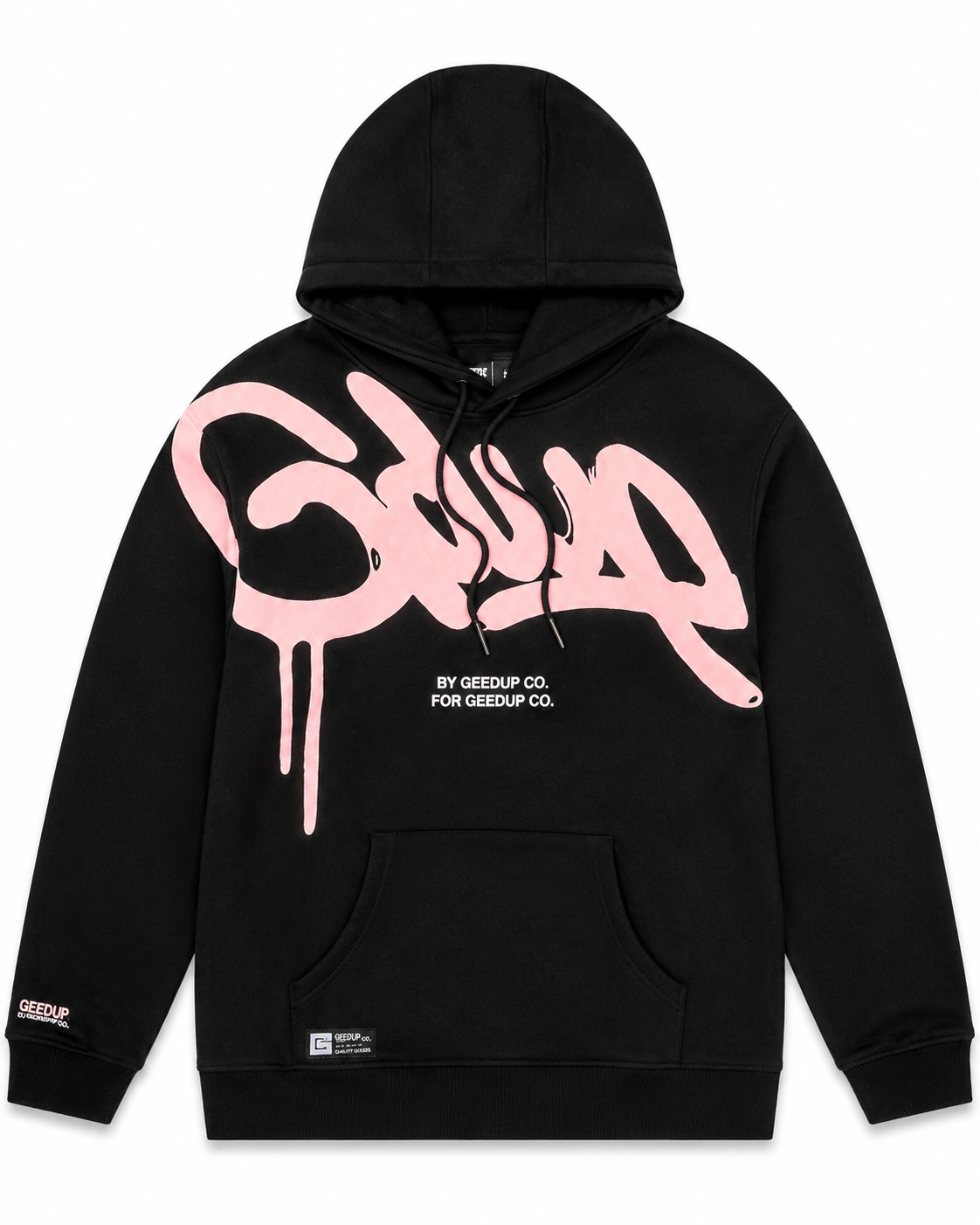 GDUP Handstyle Hoodie Pink