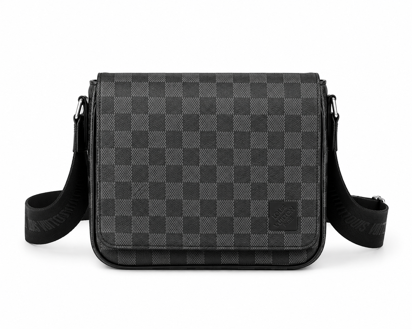 LV PM Checkered Messenger Grey