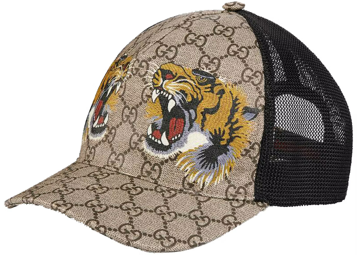 GG Supreme Cat-Print Cap