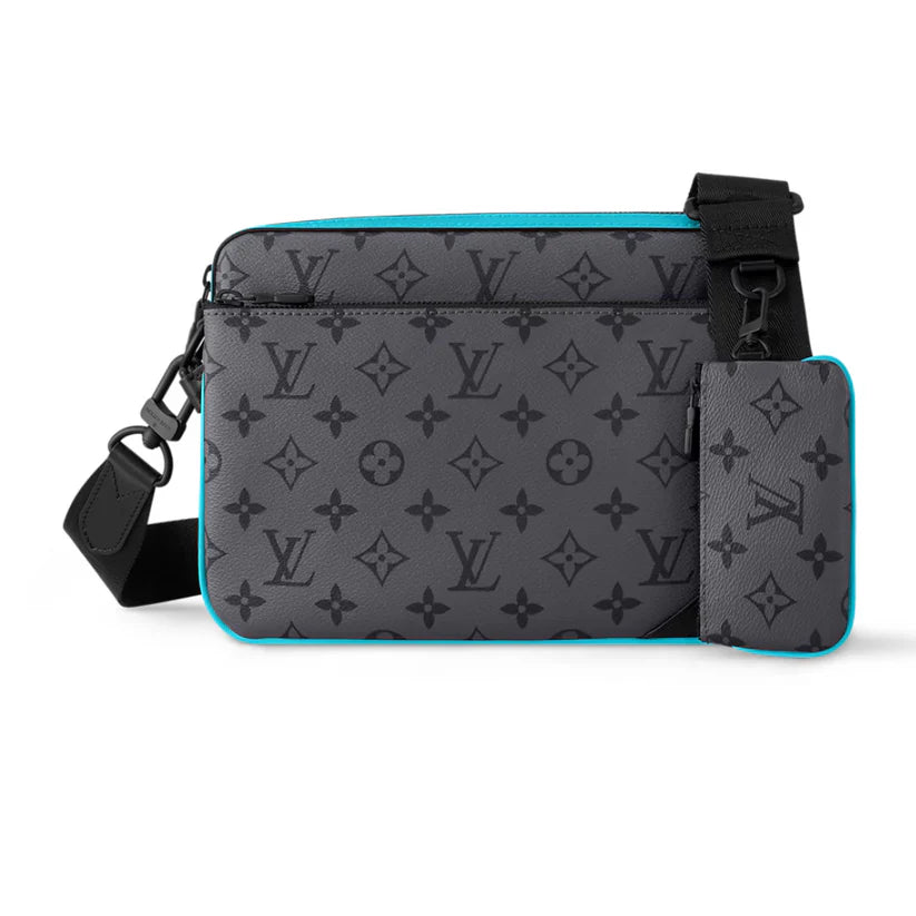 LV Trio Messenger Grey/Teel